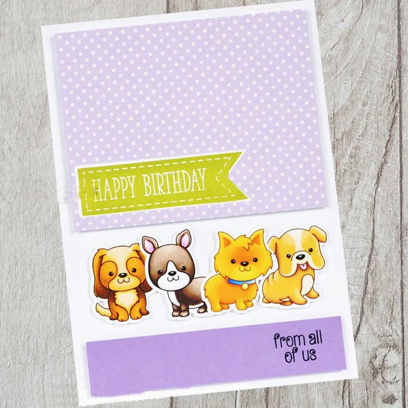 

ZhuoAng Metal Cutting Dies and Clear Stamp Set for DIY Scrapbooking Photo Album Decoretive Embossing StencialST-CD-432
