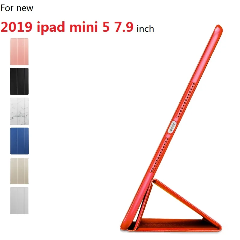 

Magnetic Smart Case for new iPad mini 5 7.9 inch 2019 Cover Trifold Stand Magnet Case Magnetic Attachment Rubberized Cover