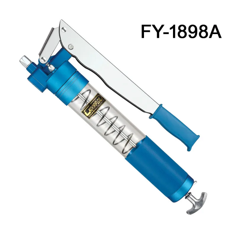 

900CC Transparent Visible Oil Grease Gun Removable Labor Saving Manual Oil Injection FY-1898A