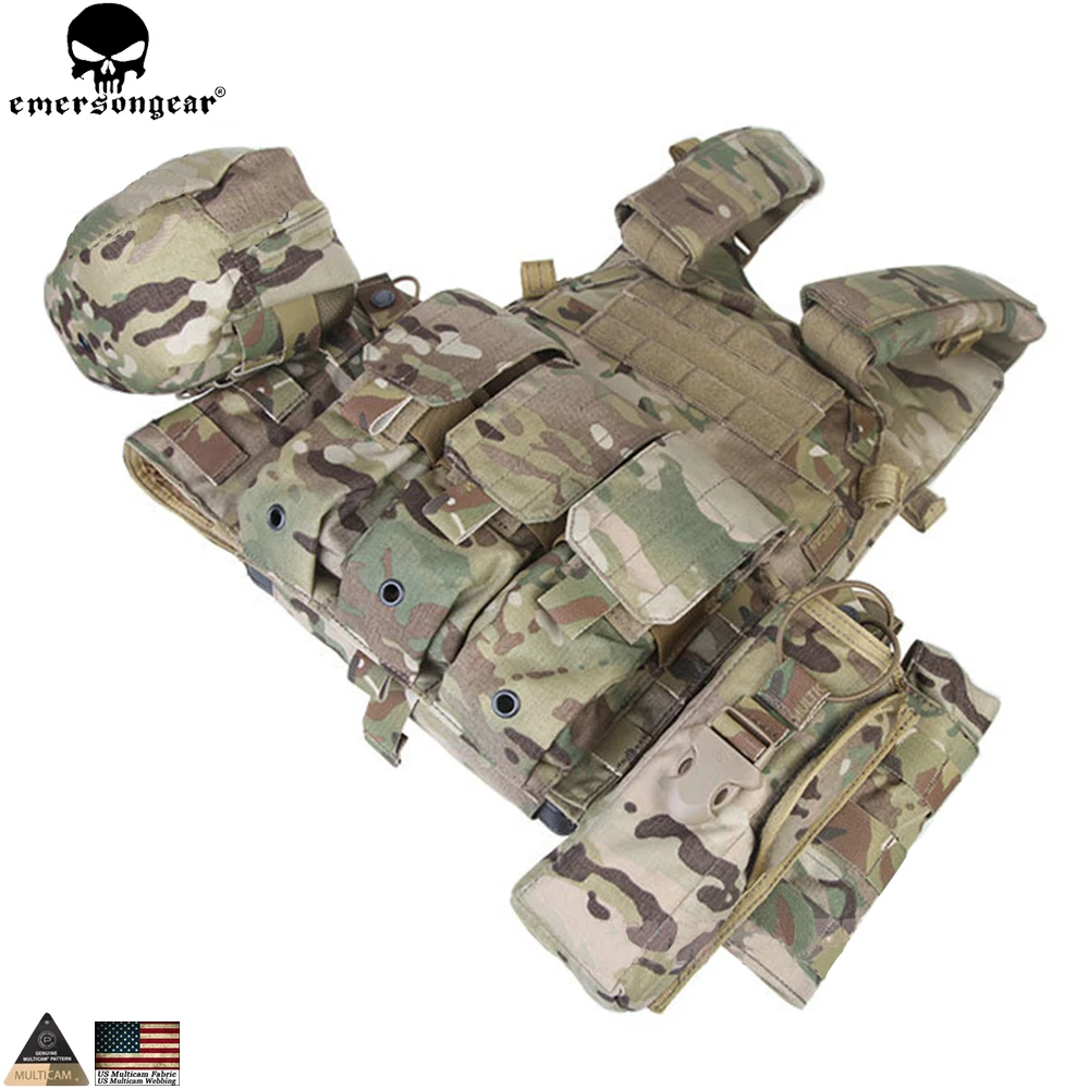 EMERSONGEAR LBT тактический жилет с магнитной сумкой облегченная модульная система