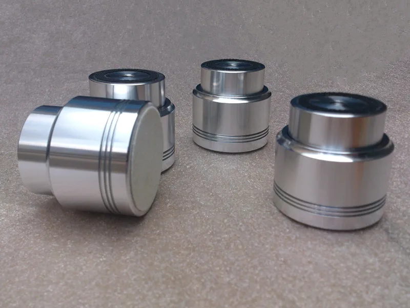

1pcs Maglev mat audio amplifier foot aplifier chaiss Spikes CNC 53*50mm Ottomans pads for amplifier case