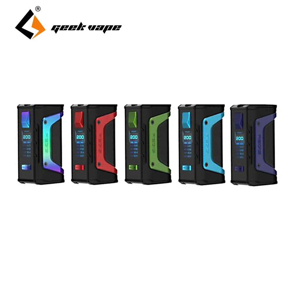 Оригинальный 200 Вт GeekVape Aegis Legend TC бокс мод цветной экран и новый как чипсет Vape MOD