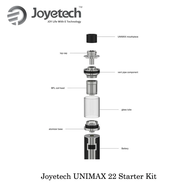 Электронная сигарета Joyetech UNIMAX 22 стартовый набор 2200 мАч с баком TFTA 5 мл|vape pen|original
