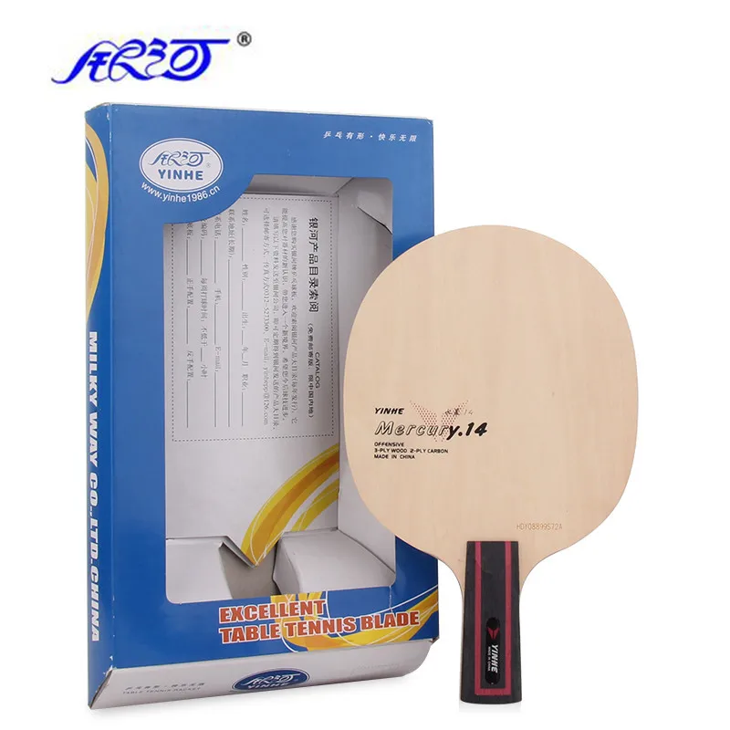 2Carbon GBP Galaxy/YinHe Mercury Y.14 Table Tennis Blade 3Wood OFF New 