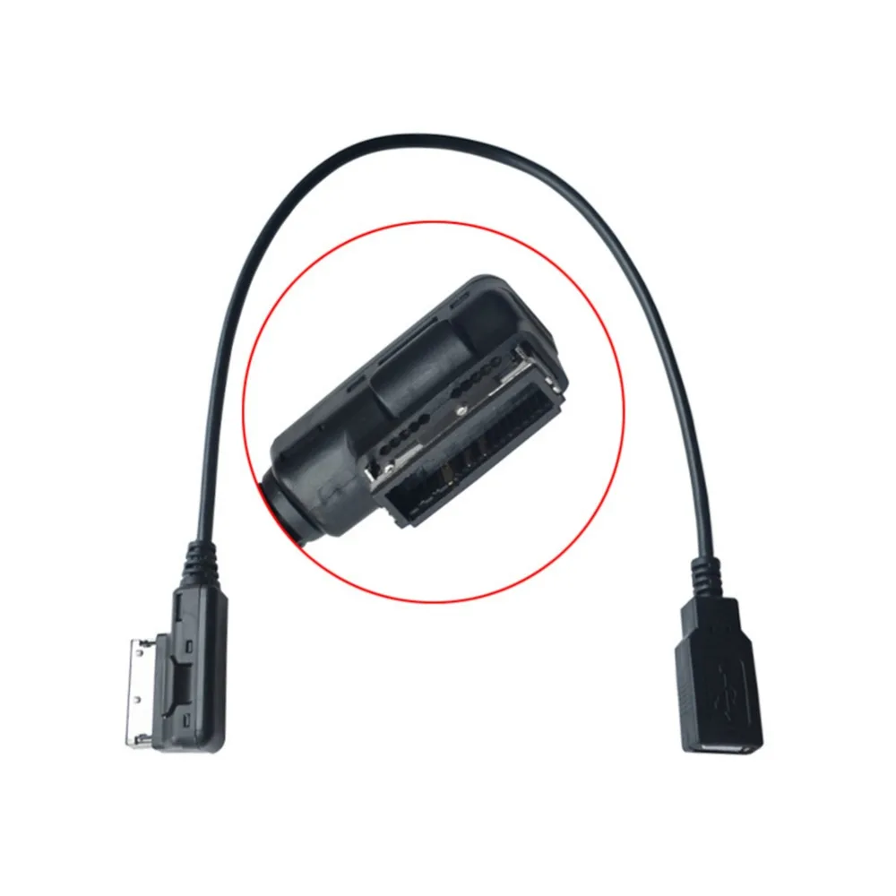 Music Interface Adaptor AMI Cable USB Cord Device 4F0051510P For Audi