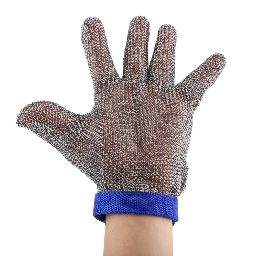 Stainless Steel Wire Mesh Cut Resistant Gloves Butcher Proof Meat Process Safety Tool Protection Mitten Anti Cut Gloves 1Pcs Stainless Steel Wire Mesh Cut Resistant Gloves Butcher Proof Meat Process Safety Tool Protection Mitten Anti Cut Gloves 1Pcs