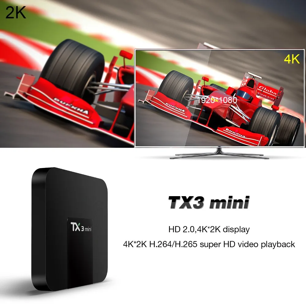 Французский TX3 Мини ТВ приставка android 7,1 2G 16G IP tv box+ с системой Neo IPTV код 1300 live Европа Бельгия Арабский ip tv M3U smart tv приставка