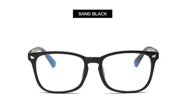 HJYBBSN очки Новые популярные очки дизайнер бренда женской одежды квадратный близорукость анти-синий высокой четкости очки для женщин мужчин - Цвет оправы: C1