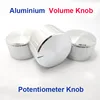 5PCS/lot New Argent Volume Potentiometer knobs aluminum alloy knob diameter 30mm*17mm/30*17 laciness knob bass adjustment Knob ► Photo 1/3