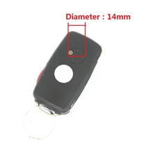 5 PCS 14mm Car Sticker Key Remote Emblem Audio Sticker For NISSAN MAZDA FORD HYUNDAI PEUGEOT CITROEN DS LEXUS SUBARU Mitsubishi