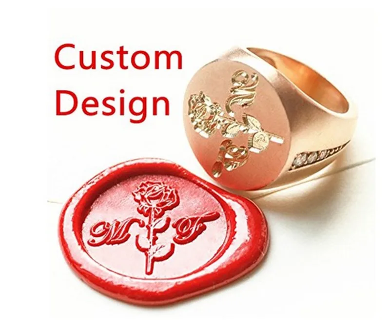 Gold Ring Wax Stamp Gold Ring Wax Stamp