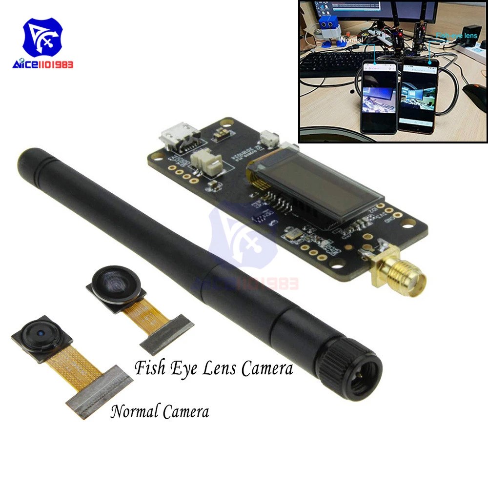 Esp32 Cam Wireless Module Ov2640 Normal Fish Eye Lens Camera Sma Wifi 3dbi Antenna 0 91 Oled Lcd Development Board For Arduino Integrated Circuits Aliexpress