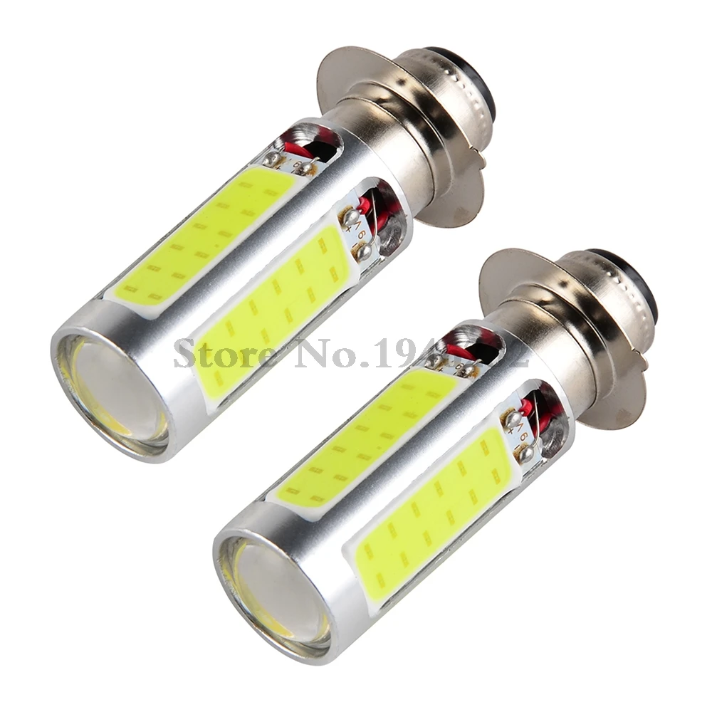 2PCS 80W H6M H6 LED Headlights Bulbs Lamps For ATVS Suzuki Eiger 400