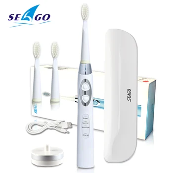 

SEAGO Toothbrush Electric Waterproof Electronic Toothbrush Rechargeable Travel Case Electric Toothbrush Gum Healthy Travel Set