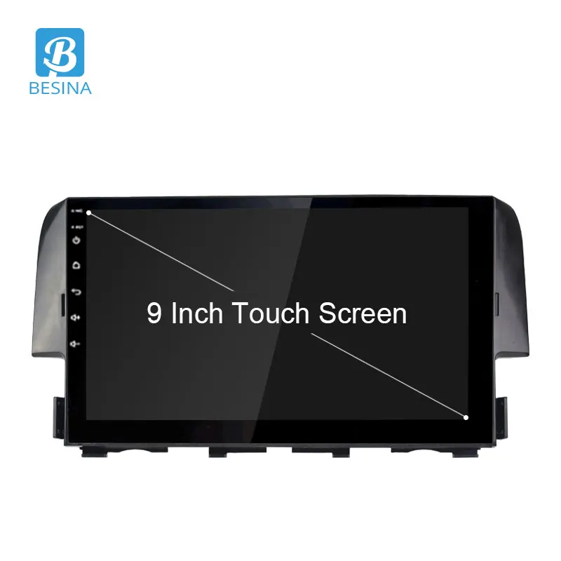 Clearance Besina 10.1 inch Android 8.0 Car Radio For Honda Civic 2016 2017 Multimedia Player GPS Navigation 2G+32G Stereo WIFI RDS Video 1 Clearance Besina 10.1 inch Android 8.0 Car Radio For Honda Civic 2016 2017 Multimedia Player GPS Navigation 2G+32G Stereo WIFI RDS Video 1