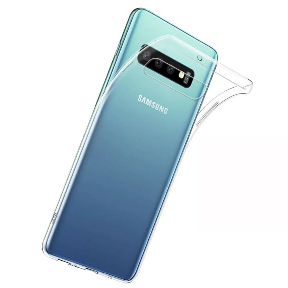 Для samsung Galaxy S10 Plus S10 5G чехол ультра тонкий прозрачный мягкий ТПУ чехол для задней панели для samsung Galaxy S10e S10+ Plus чехол