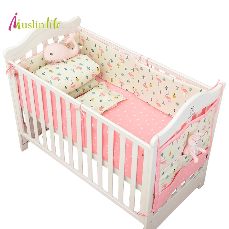 flamingo crib set
