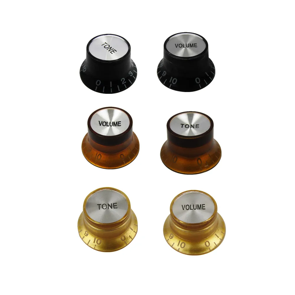 Buy 10pcs Electric Guitar Tone Volume Speed Control Knobs for LP/SG Style