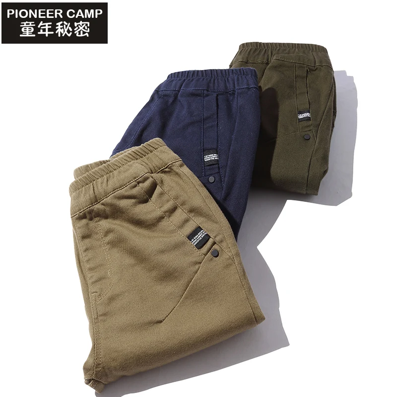 Pioneer Camp Kids Boys Pants Cotton Long Casual Pants Boys School Pants