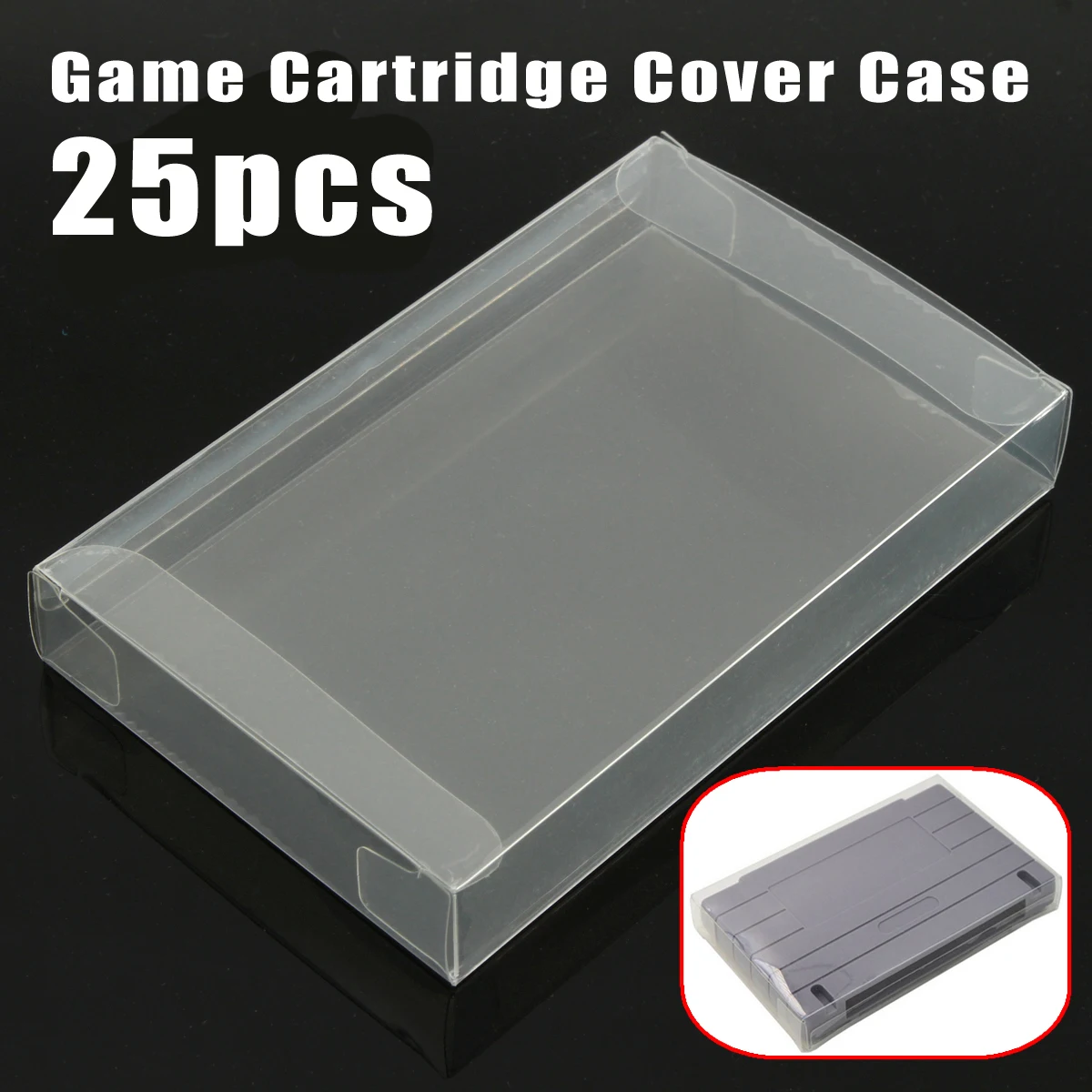 

25x Game Cartridge Protector Case For Plastic Cover Box For Brand New Game Cartridge Cover Case New Arrival