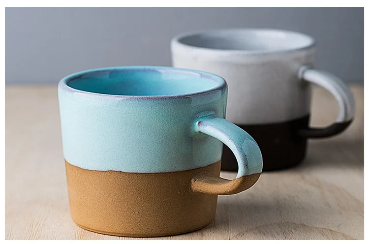 1 шт KINGLANG японский стиль керамическая Ретро чашка для воды молочная чашка кофейная кружка