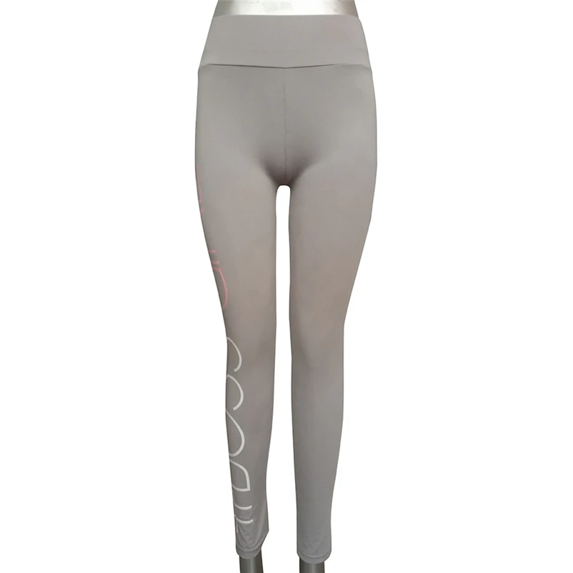 Printed Yoga Pants Women High Waist Sports Gym Yoga Running Fitness Gym Sport Leggings Tights Trousers #4JU11