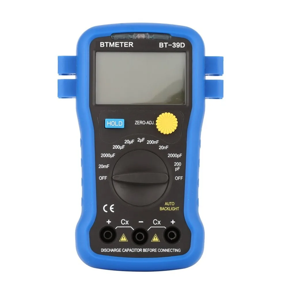 Digital Multimeter Btmeter Bt 39c Auto Range Tester Ac/ Ac 6000 Counts