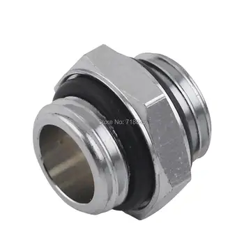 

Silver Chrome G1/4" Male to Male Fitting for Computer Water Cooling System Through joint straight joint