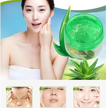 

160g Aloe Vera Gel Plant Mask Essence Skin Care Moisturizing Cream Repair Blackhead Remover Acne Face Care Sunscreen Cream