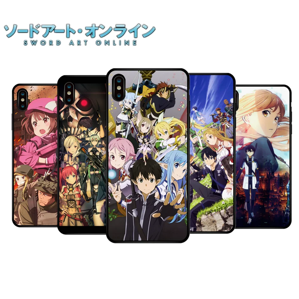 Sword Art Online Solf Чехол для Телефона Iphone XR XS X 6 7 8 Plus Oppo VIVO HUAWEI XIAOMI | Дом и сад
