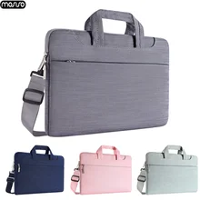 Mosiso 노트북 가방 케이스 15.6 15.4 13.3 방수 노트북 어깨 가방 여성 남성 맥북 에어 프로 13 15 인치 컴퓨터 가방