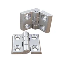 Bisagra de Metal de perfil de aluminio, bisagra de aleación de Zinc con tornillos opcionales, 2020, 3030, 3040, 4040, 1 unidad