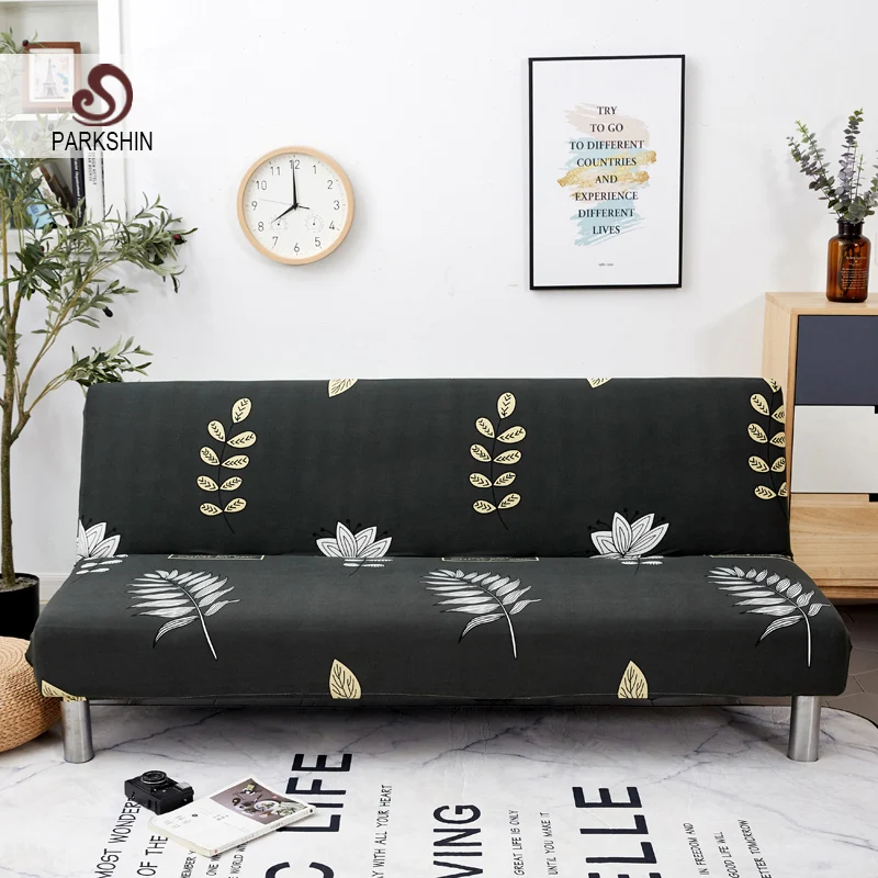 

Parkshin Nordic Leaf All-inclusive Folding Sofa Bed Cover Tight Wrap Sofa Couch Cover Without Armrest housse de canap cubre Sofa