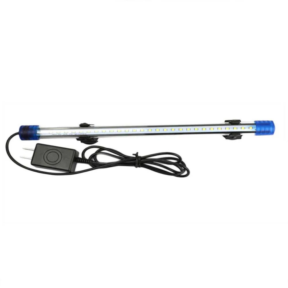 

2 Colors Aquarium Fish Tank LED Light Amphibious Use White Blue/ Red Blue Green Light Color Submersible Waterproof Clip Lamp