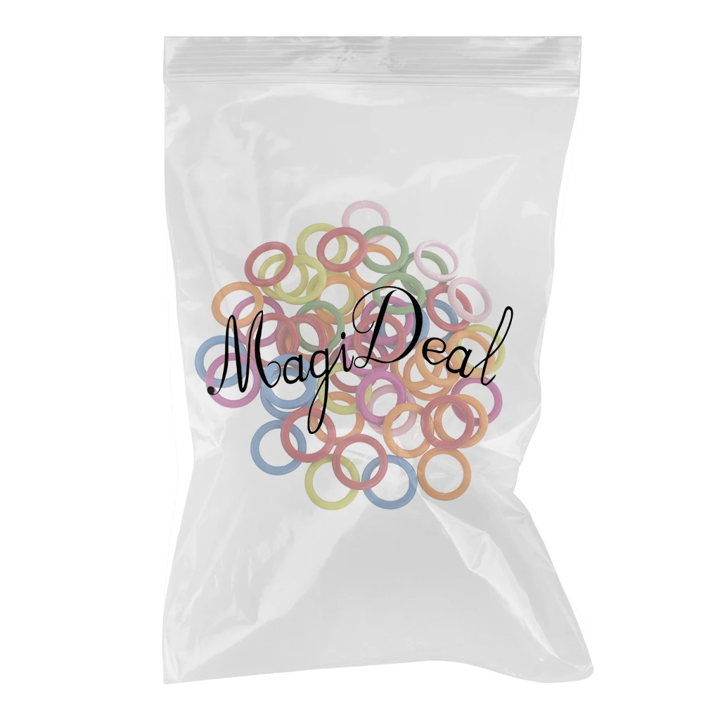 50pcs Colorful Wood Circle Ring Pendant Connectors DIY Jewelry Findings 33mm