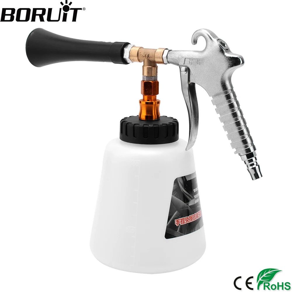 BORUiT Portable Car Interior Engine Cleaning Gun High Pressure Washer