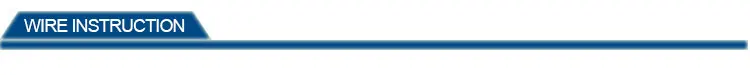 Wire instruction