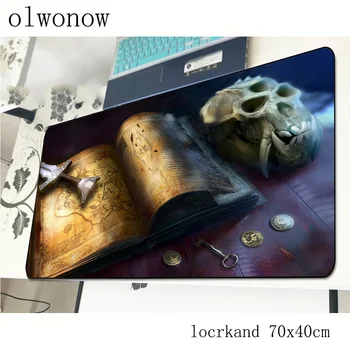 

skyrim mousepad 700x400x3mm locked edge gaming mouse pad gamer mat thick game computer desk padmouse keyboard large play mats