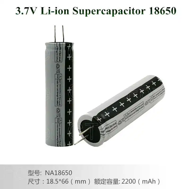 10pcs Lithium ion super capacitor 18650 3.7v 2200mah cells mobile power