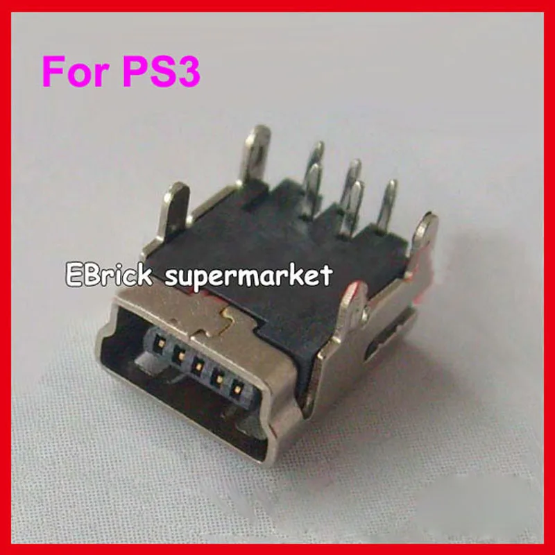 100 шт. мини 5P USB разъем зарядный порт розетка Ремонт Часть для контроллера PS3 |