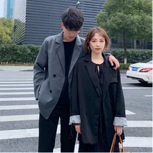 Осень новая Корейская версия ночного клуба Ветер пара короткий абзац плотная текстура темперамент дикий повседневный костюм