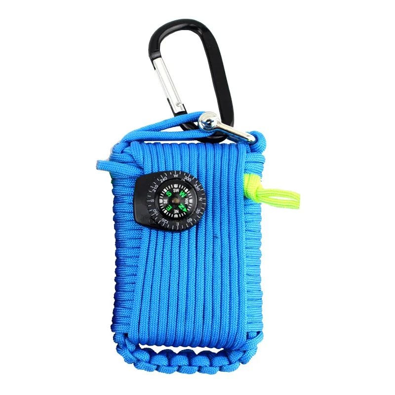 20 видов SOS аварийно-спасательное оборудование аксессуары сумка для оказания первой помощи полевое, для выживания коробка самопомощи коробка оборудование для кемпинга Пеший Туризм - Цвет: Blue