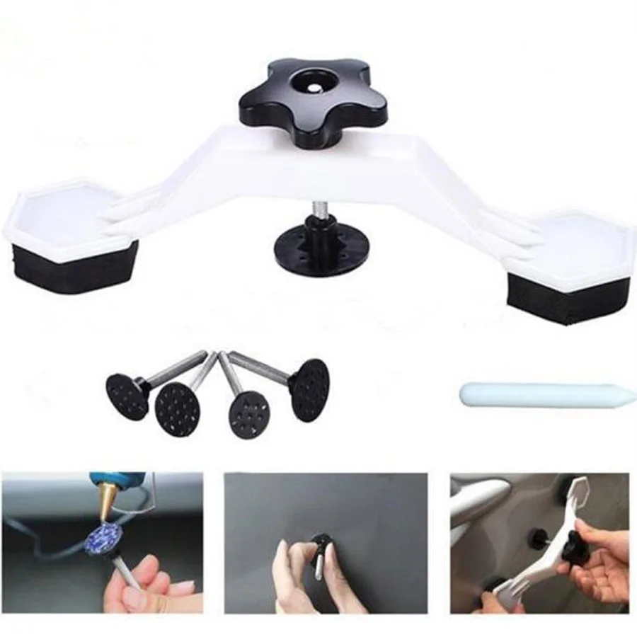 

PDR Paintless Dent Repair Tools Kit Puller Hail Removal Glue Pulling Tabs Gun Dent Instruments For Universal Car Body Hood Trunk