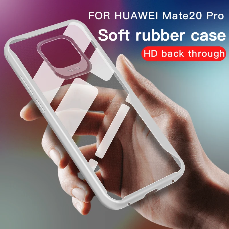 

Clear Phone Case For Huawei Mate 20 Pro Soft TPU Silicone Anti-knock Back Cover For Mate 20 Lite Transparent Protective Case