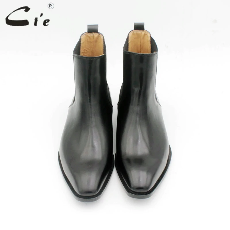 Men's Chelsea Boot Genuine Calf Leather Bottom Outsole Calf Leather Upper Inner Handmade Multiply Colors
