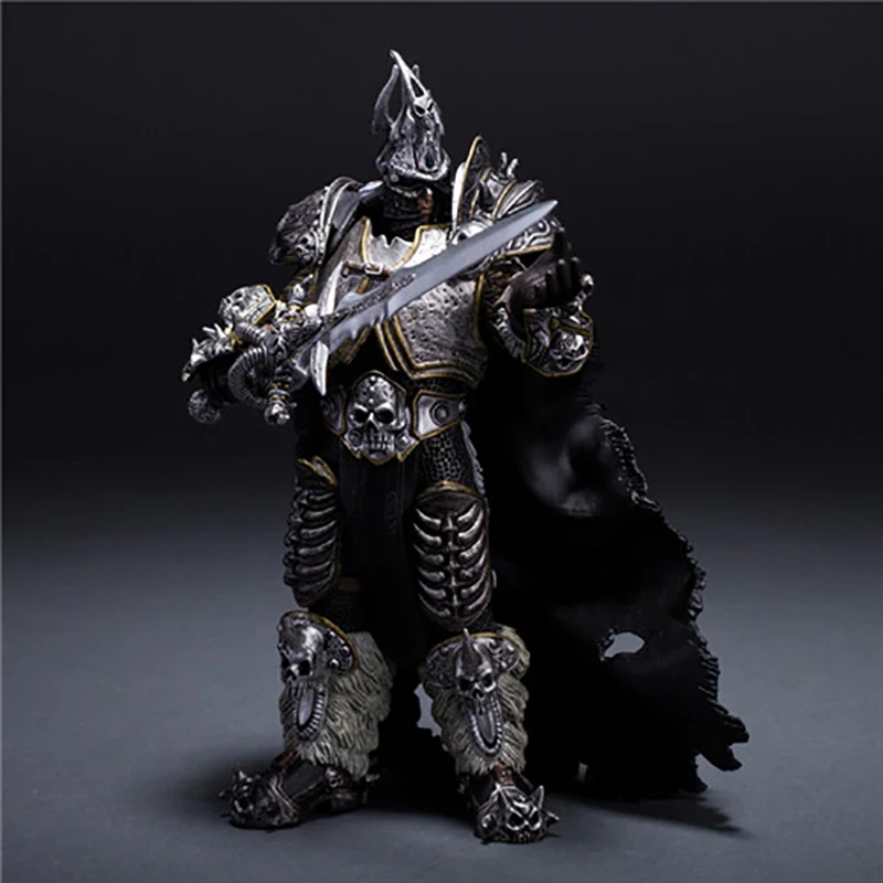 wow Lich King Arthas Death Knight  PVC Action Collectible Model Toy  (1)