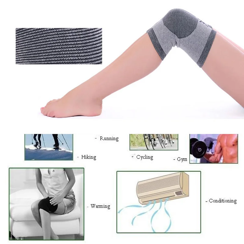 Наколенник для восстановления, поддержка, бамбуковое волокно, Уход За коленом, рукав, протектор, компрессионные наколенники для суставов, для облегчения боли при артрите