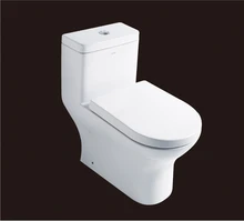 2019 hot sales water closet one piece S trap ceramic toilets with PVC adaptor PP soft