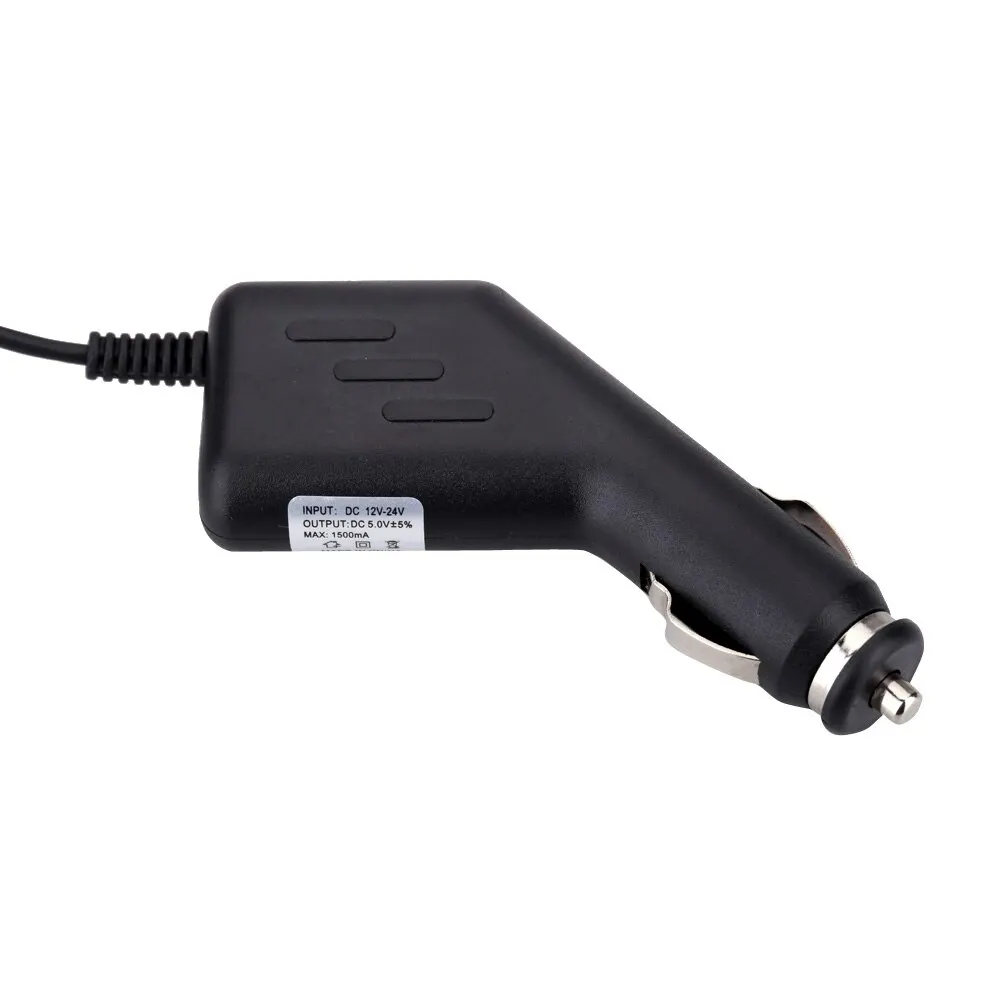 12 В/5 В Автомобильное зарядное устройство для GPS DVR мини USB адаптеры питания