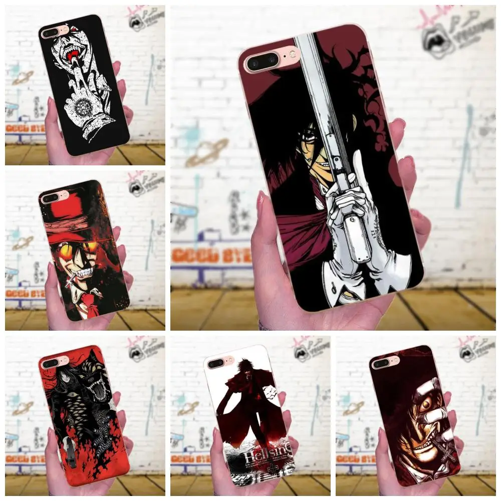 Элегантный веер Hellsing Alucard для Xiaomi Redmi Note 2 3 3S 4 4A 4X 5 5A 6 6A Pro Plus прозрачный мягкий
